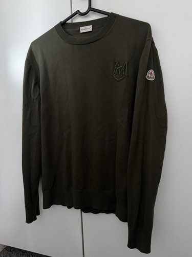 Moncler strickpullover oliv - moncler,