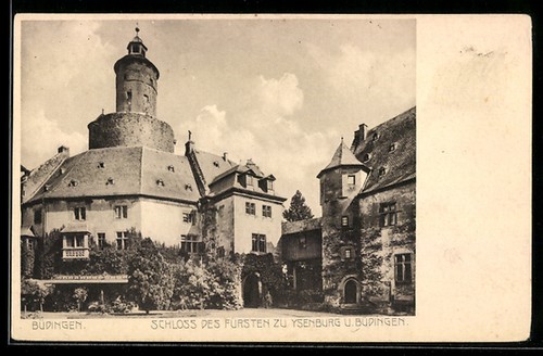 Ansichtskarte büdingen - ansichtskarte,