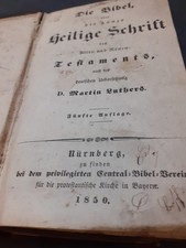 alte bibel 1850, Größe 20x13