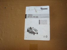 Rasentraktor Aufsitzmäher VIKING MT 545 MT 585 Gebrauchsanleitung Traktor