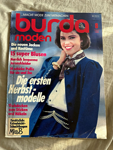 Burda moden ausgabe 1986 - burda,