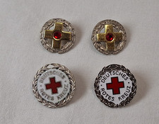 4 x Deutsches Rotes Kreuz Anstecker Anstecknadel