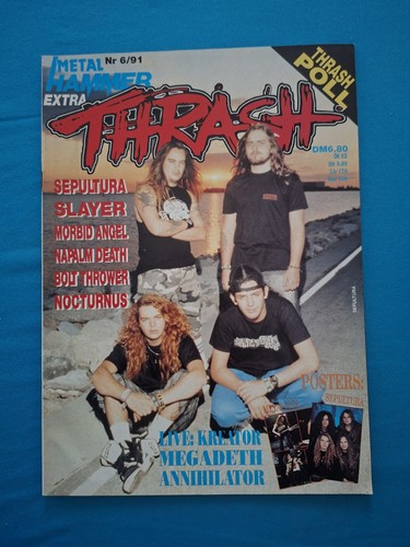 Metal hammer extra thrash 1991 - hammer,