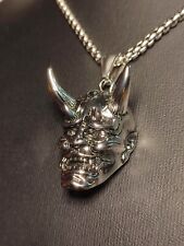 Halskette Anhänger Gothic Dämon Totenkopf Teufel Percht Satanist Antichrist