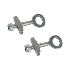 2 Stück Fahrrad Kettenspanner 57mm mit Selbstsichernden Muttern für Single Speed