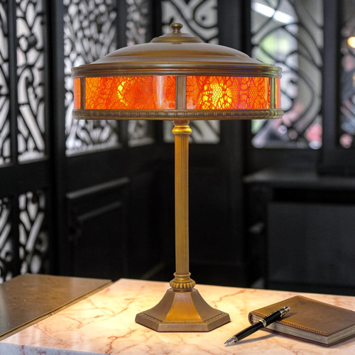 Art déco bankerlampe - art,