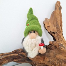 Wichtel Figur gefilzt, Gnom, Zwerg gefilzt, Filzpuppe, Glücksbringer