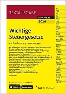 Wichtige steuergesetze mit - steuergesetze:,