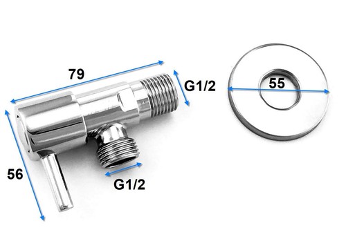 Einhebel eckventil 1 2 - eckventil, 1/2"-1/2"