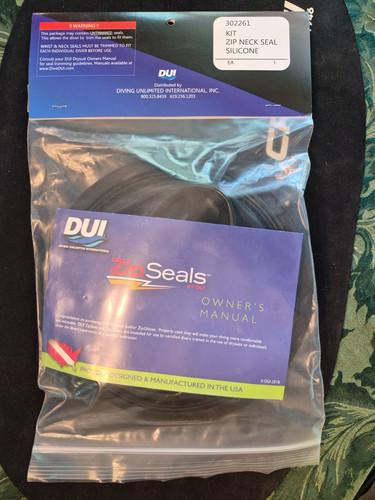 Dui replacement drysuit zip - dui,