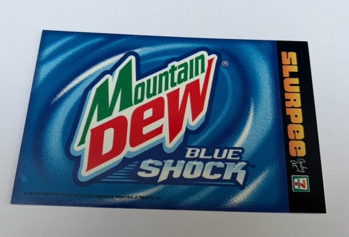 Slurpee machine card - machine, mountain