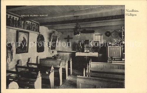 Hallig oland kirche - hallig,
