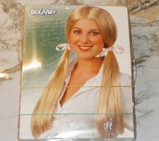 Damen Perücke blond Schleifen