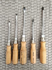 Holex Schraubendreher-Sortiment, mit Holz Heft, 5-teilig gehärtet