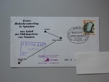 2330/ Beleg Hubschrauberflug Spandau, 700 Jahhrsfeier Staaken 1973