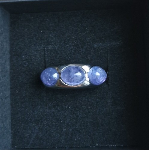 Platinring mit - , 3