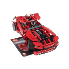 1x Lego Technic Set Auto Supercar Renn Wagen 8070 verschmutzt unvollständig