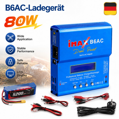 B6ac ladegerät 80w digital - ladegerät,