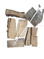 Eichenholz Bastelholz Baumkante Holzstücke Eiche Eichenbretter Bretter Bohlen 11