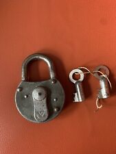 XXL Vorhängeschloss 2 Schlüssel DDR Schloss NVA Spint Sicherheitsschloss