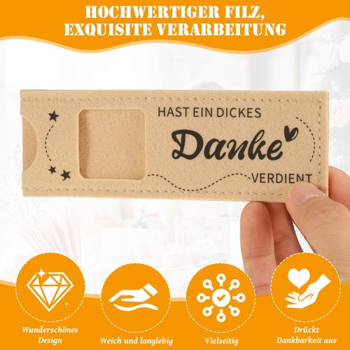 Filzhüllen duplo dankeschön - filzhüllen,