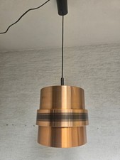 Design Deckenlampe DORIA Ufo Kupfer Leuchte Lampe Glas Deckenleuchte Retro