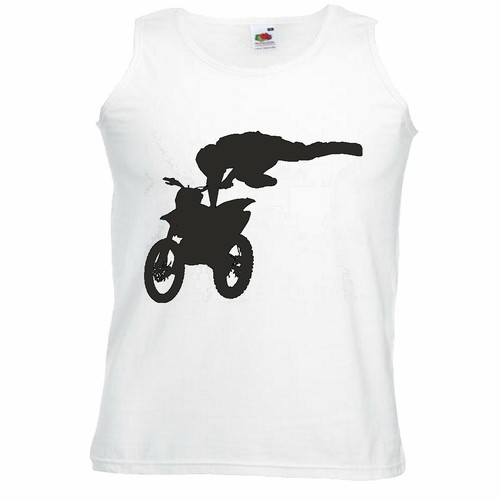Tank top motocross silhouette - motocross,