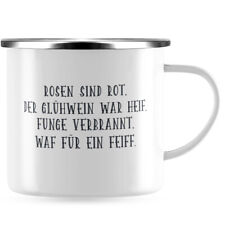Rosen Rot, der Glühwein war