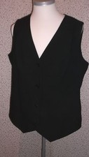 Damen Weste Anzug Weste Business Gastronomie Gr. 50 schwarz X