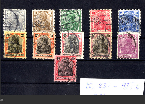 Deutsches reich 1905 - reich, mi