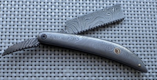 Damastmesser rasiermesser - rasiermesser, "