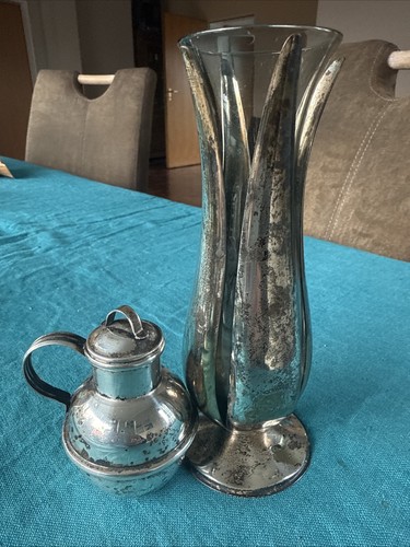 Vintage set silberbeschichtete - set,