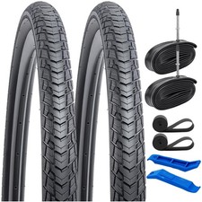 Reifen, Fahrradreifen, Schlauchreifen für Rennrad Set mit 4 Teilen