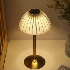LED Nachttischlampe Tischlampe Akku Dimmbar Lampe Touch Wiederaufladbar Kabellos