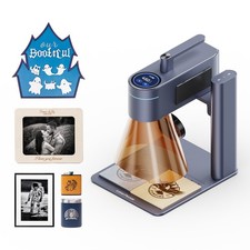 LaserPecker LP4 Dual-Laser Portabler Lasergravierer Für DIY Holz Leder Gravur DE