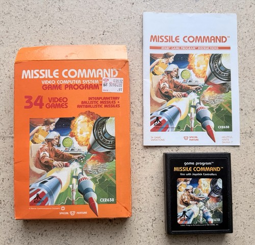 Atari 2600 spiel missile - spiel,