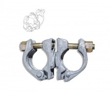 ALTEC Drehkupplung 51 x 51 mm - Fassadengerüst Baugerüst Stahl verzinkt Schelle