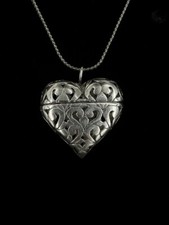 Vintage Deco Sterling Herz