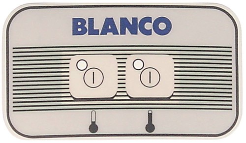 Blanco tastaturfolie fach - blanco, 2-fach