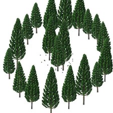 24 Stücke Modellbau Bäume