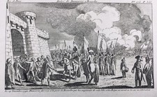 Die Franzosen betreten