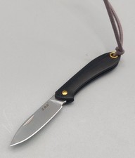Sanrenmu Mini Messer Micro Slip 328S-GR 4Cr13 Stahl G10 black Slipjoint