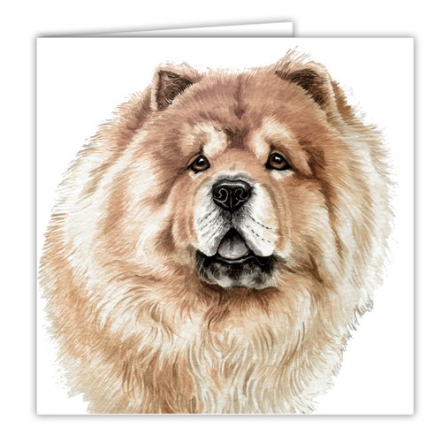 Chow hundekarte 6 cm - chow,