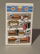 Playmobil Klappbarer Aufsteller Schild Bistro   Werbetafel  Zubehör Imbiss # 299