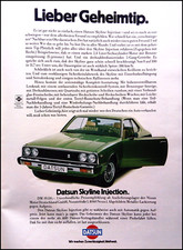 Datsun  Skyline, originale Werbung aus 1979