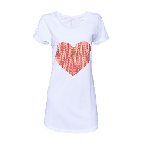 Herz sleepshirt nachthemd - herz,