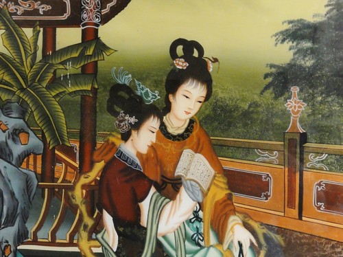 China asien hinterglasmalerei - china,