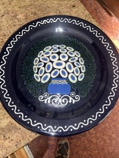 Kische platter majolica - 15”,