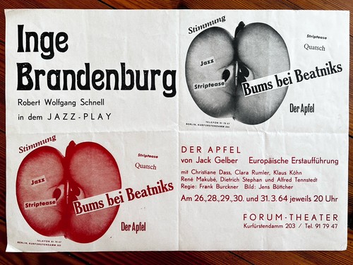Plakat forum theater berlin - theater,
