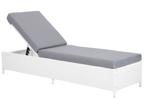 Rattanliege gartenliege - rattanliege,